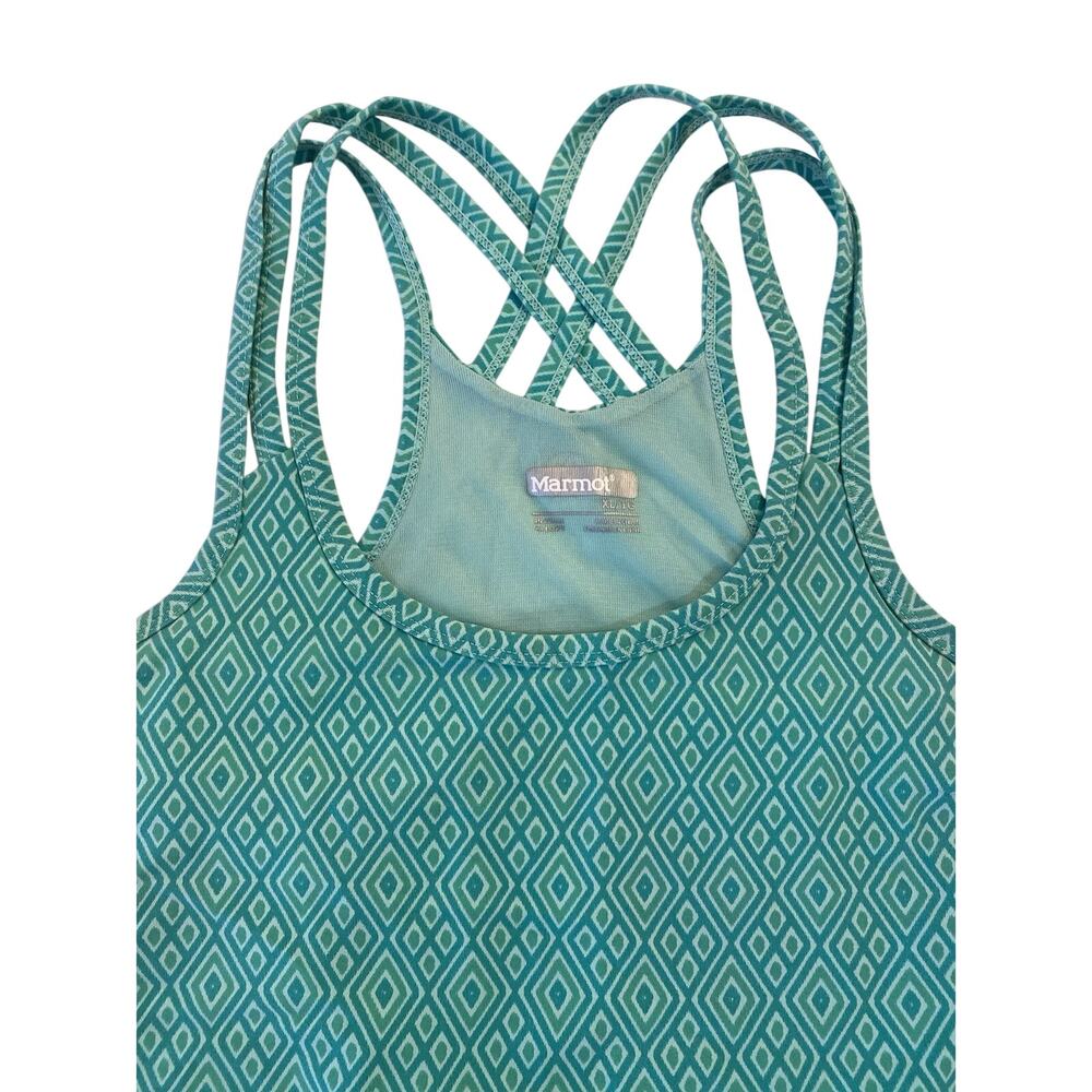 Marmot Activewear Performance Tank Top Women's Size XL Sleeveless Racerback